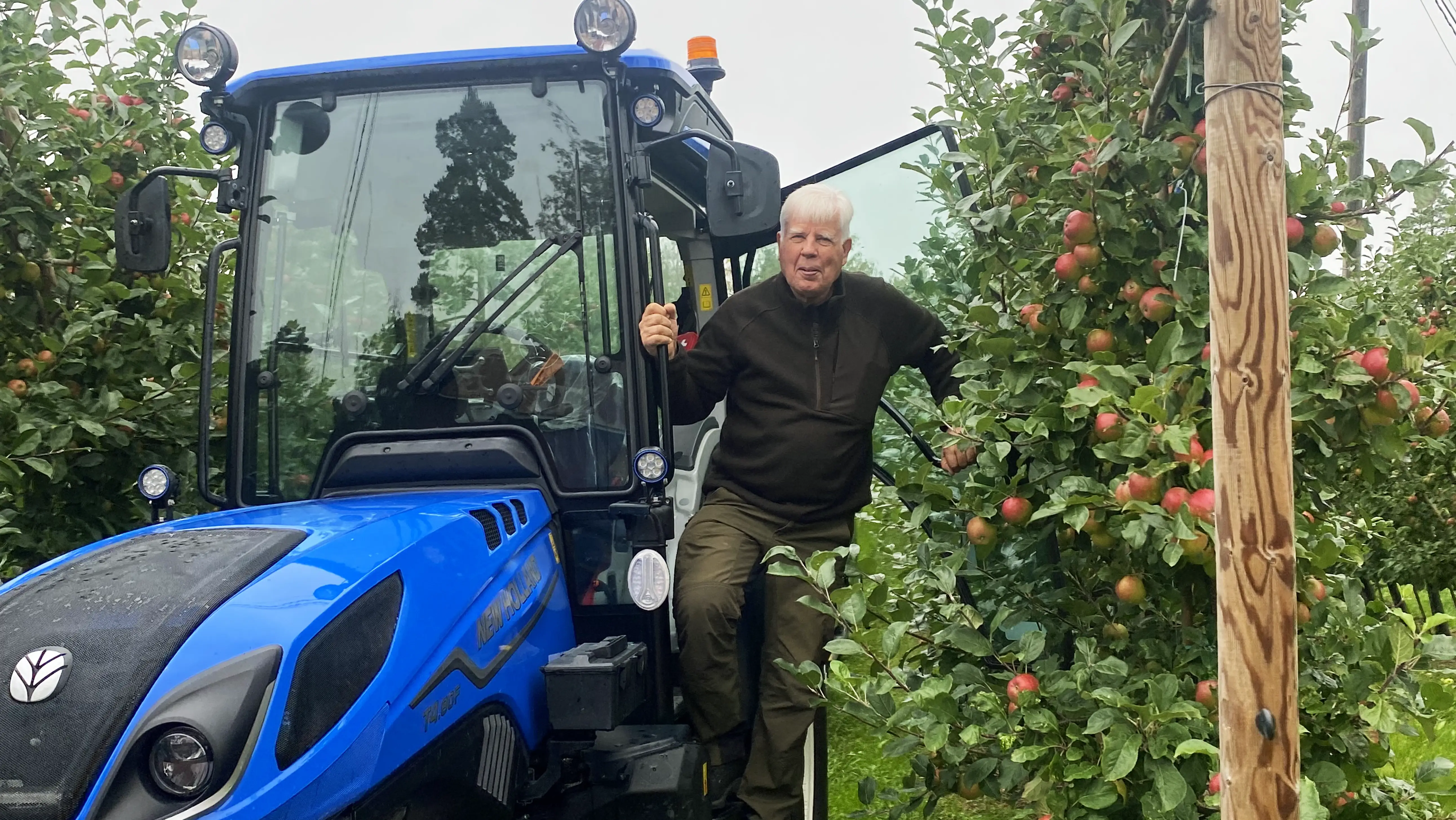 Isaksö frukt valde finansiering på Åland för sin traktor